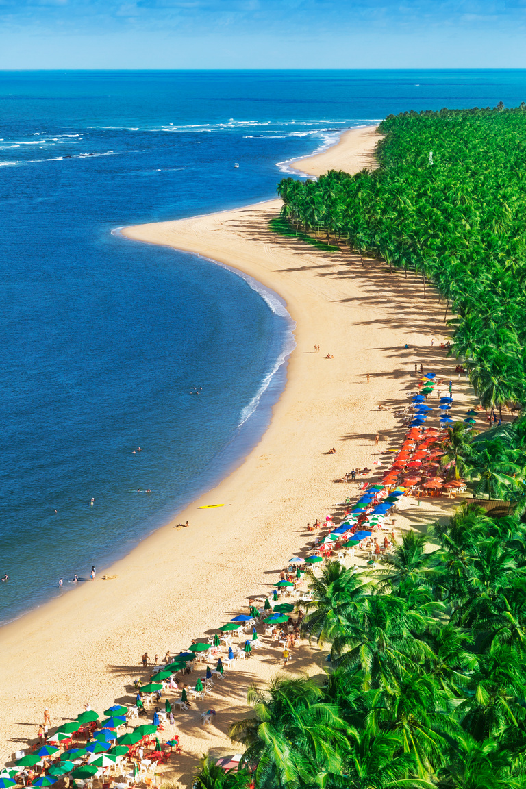 Maceio beach, northeast Brazil